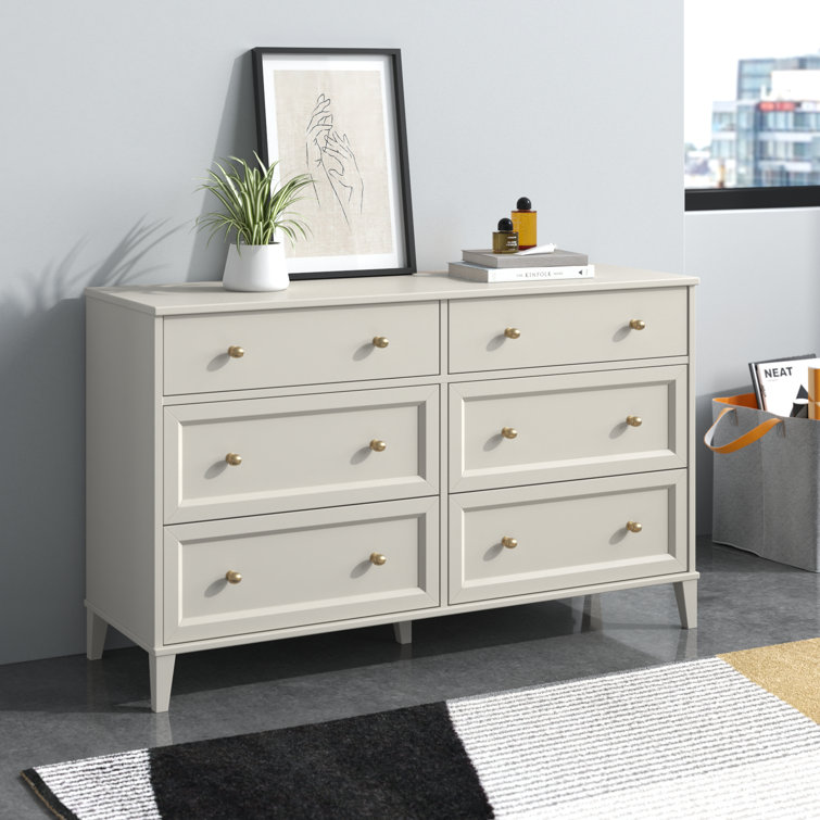 Dresser deals long white